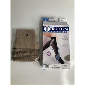TRUFORM Leg Health Ladies Sheer Knee Highs Moderate 15-20mmHg 1772-Nude Large